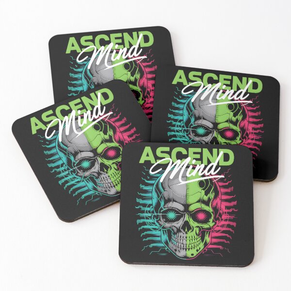 Item preview, ASCEND MIND – Cyber Skull Neon Tech Fusion designed and sold by Taans-Creation.