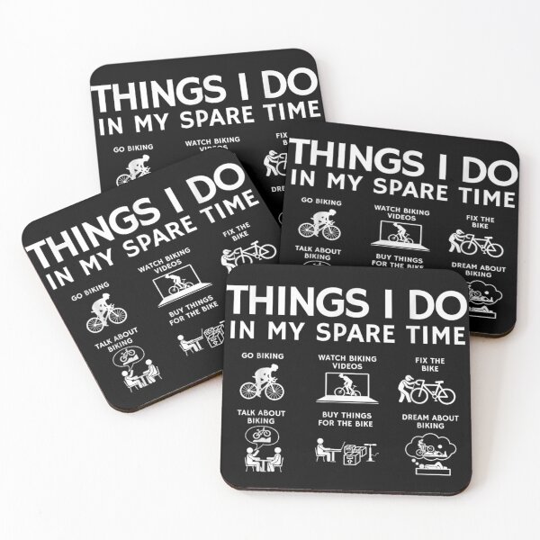 Item preview, My Spare Time is Completely Dedicated to the Joy of Biking designed and sold by DienesAngele.