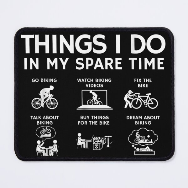 Item preview, My Spare Time is Completely Dedicated to the Joy of Biking designed and sold by DienesAngele.