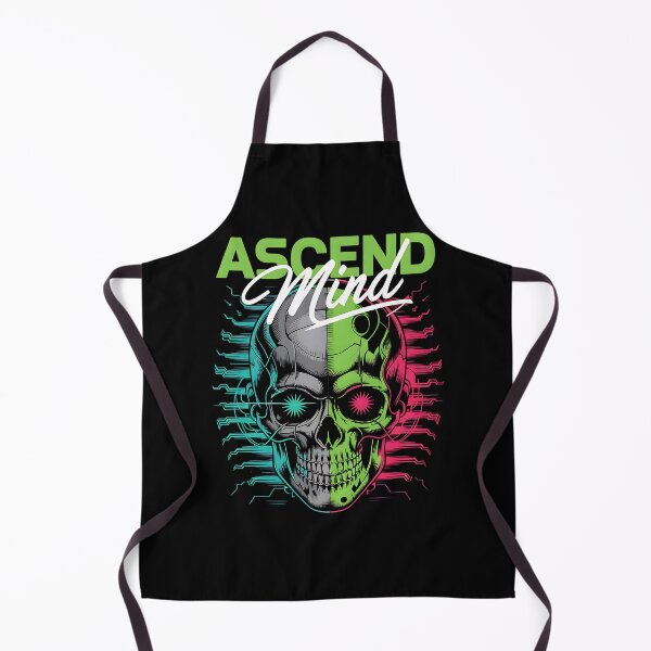 Item preview, ASCEND MIND – Cyber Skull Neon Tech Fusion designed and sold by Taans-Creation.