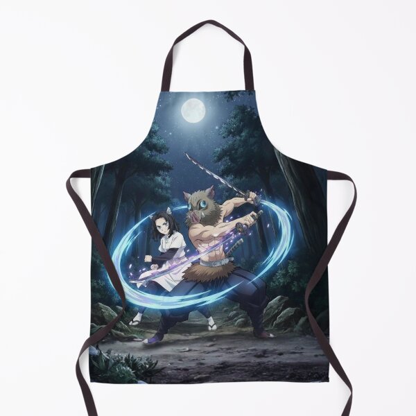 Item preview, Aoi Kanzaki con Inosuke Hashibira, Demon Slayer, Kimetsu No Yaiba designed and sold by Innova_Creations.