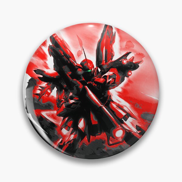 Item preview, Digital art Sinanju gundam red comet red frame ink art  designed and sold by sabartgunpla.