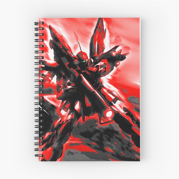 Artikelvorschau, Digitale Kunst Sinanju Gundam roter Komet roter Rahmen Tuschekunst entworfen und verkauft von sabartgunpla.