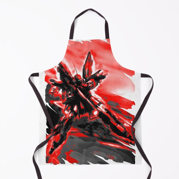 Item preview, Digital art Sinanju gundam red comet red frame ink art designed and sold by sabartgunpla.