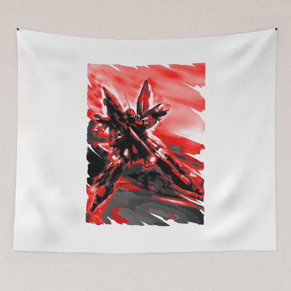 Item preview, Digital art Sinanju gundam red comet red frame ink art  designed and sold by sabartgunpla.