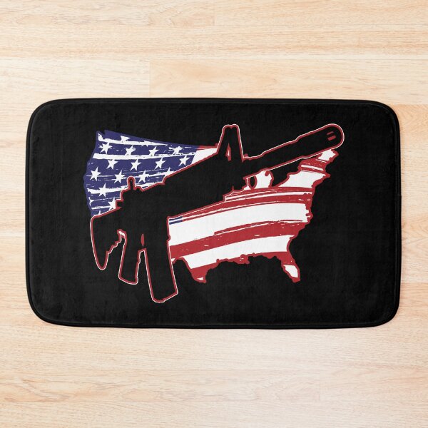 Item preview, AR-15 and Red, White, and Blue USA Map designed and sold by HectorCantres.