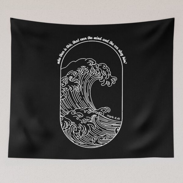 Item preview, Vintage Wind And Waves Obey Christian Jesus Japanese Wave designed and sold by AlbertaDana.