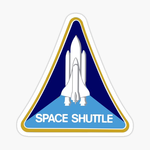 Space Shuttle Sticker Sticker