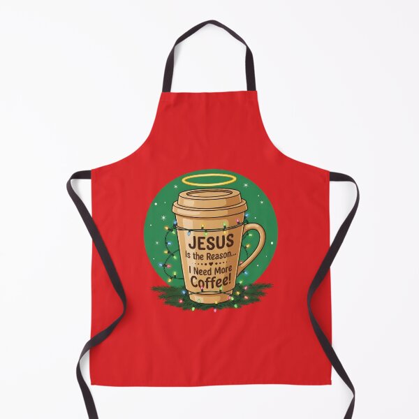 Item preview, christmas christian Jesus Is the Reason… I Need More Coffee designed and sold by Uglyandcute.