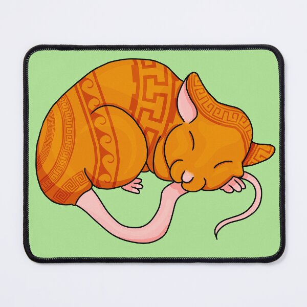 Item preview, Greek Amphora Sleepy Rat designed and sold by Cozy Little Doodles by Hosha’na.