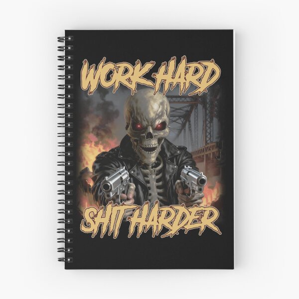 Item preview, work hard shit harder designed and sold by bngfx.