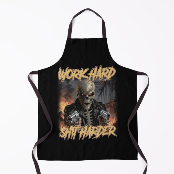 Item preview, work hard shit harder designed and sold by bngfx.