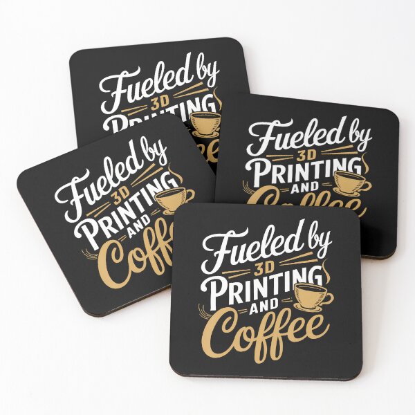 Item preview, Fueled By 3D Printing And Coffee designed and sold by AlbertaDana.