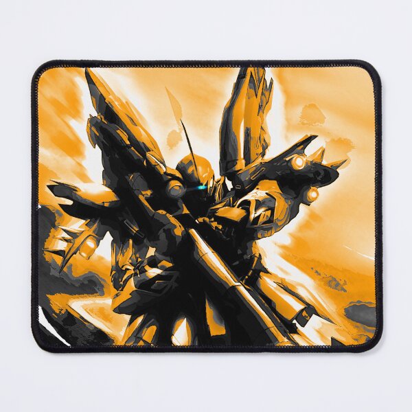 Item preview, Digital art Sinanju gundam red comet gold ink art designed and sold by sabartgunpla.