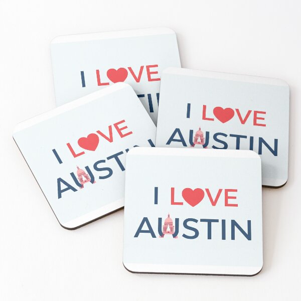 Item preview, I love Austin Design designed and sold by VerizalShop.