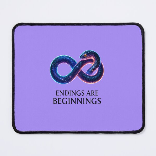 Item preview, Endings Are Beginnings Mystic Snake Rebirth Transformation Renewa designed and sold by Kony83.