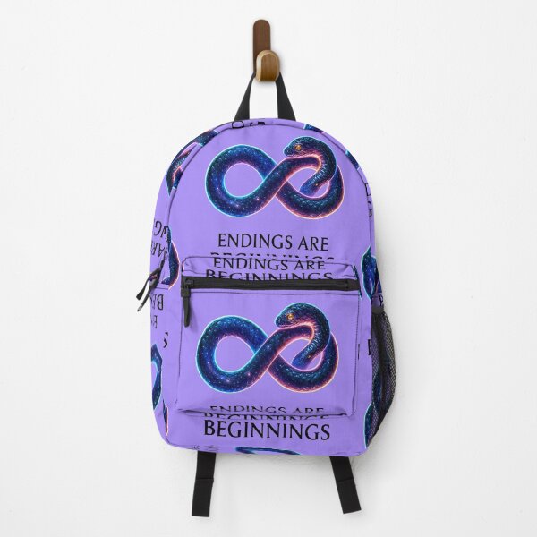 Item preview, Endings Are Beginnings Mystic Snake Rebirth Transformation Renewa designed and sold by Kony83.