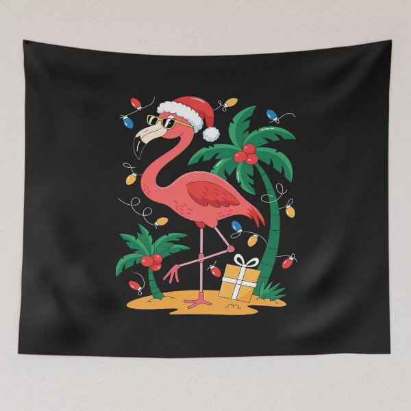 Item preview, Flamingo Sunglasses Xmas Beach Tropical Christmas in July 2 designed and sold by GaryBellcvbnb.