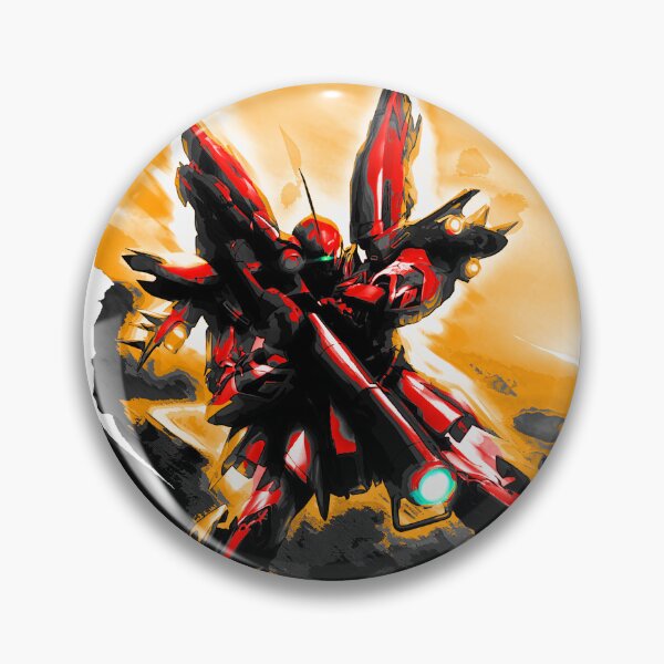 Item preview, Digital art Sinanju gundam red comet red ink art  designed and sold by sabartgunpla.
