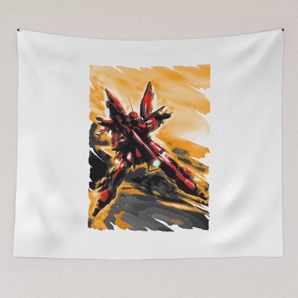 Item preview, Digital art Sinanju gundam red comet red ink art  designed and sold by sabartgunpla.