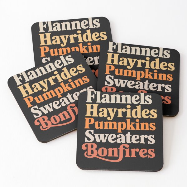 Item preview, Flannels Hayrides Pumpkins Sweaters Bonfires Autumn designed and sold by GaryBellcvbnb.