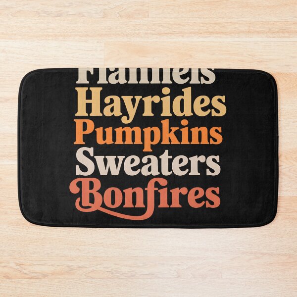 Item preview, Flannels Hayrides Pumpkins Sweaters Bonfires Autumn designed and sold by GaryBellcvbnb.
