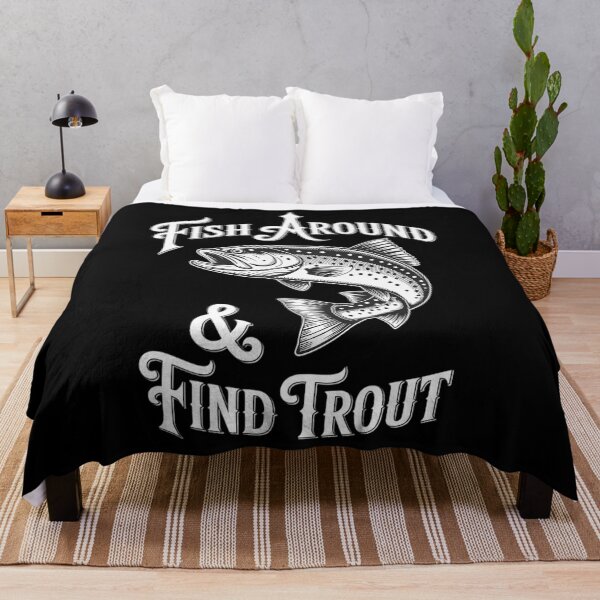 Item preview, Funny Fishing Fish Around Find Trout designed and sold by DentistLegal.