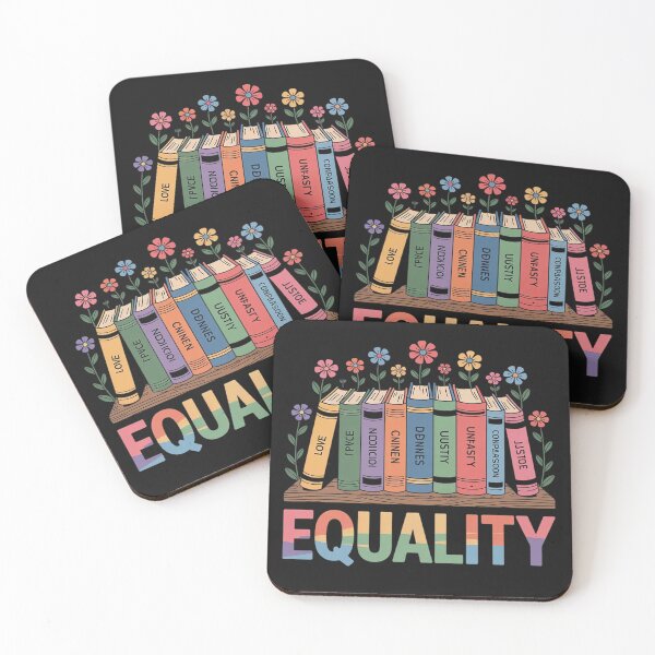 Item preview, Floral Book Equality Human Rights, Social Justice Peace Love designed and sold by GaryBellcvbnb.