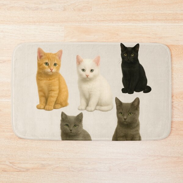 Item preview, Five Kittens Gentle Mood designed and sold by BloomOfDesign.
