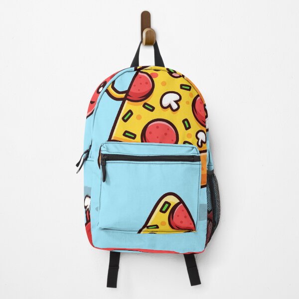 Item preview, Cute Sausage with Pizza – Cartoon Vector Icon Illustration (Food & Fun Theme) designed and sold by hjian8219.