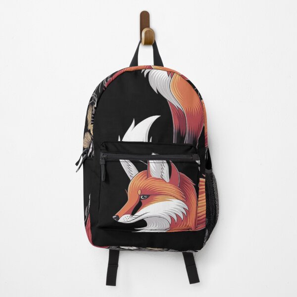 Item preview, Floral Fox Flowers Art Fox in autumn - Fall Fox designed and sold by GaryBellcvbnb.