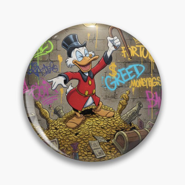 Item preview, Scrooge McDuck Riches Fortunes Graffiti Greed King designed and sold by GEK-NERD.