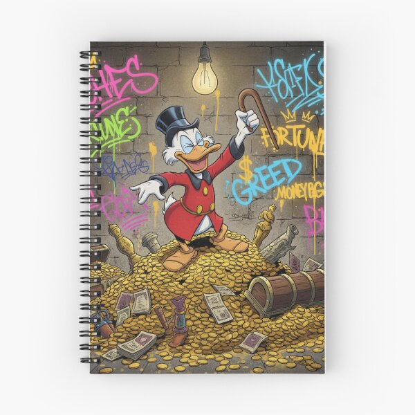 Item preview, Scrooge McDuck Riches Fortunes Graffiti Greed King designed and sold by GEK-NERD.