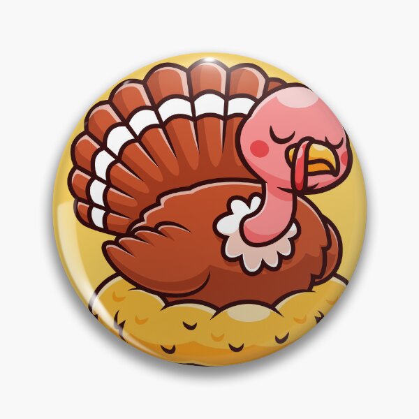 Item preview, Cute Turkey Bird Incubating Egg – Cartoon Vector Icon Illustration (Animal & Nature Theme) designed and sold by hjian8219.
