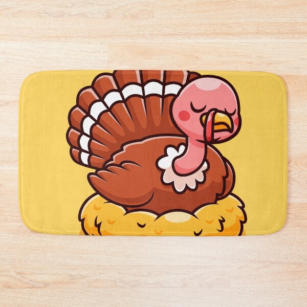 Item preview, Cute Turkey Bird Incubating Egg – Cartoon Vector Icon Illustration (Animal & Nature Theme) designed and sold by hjian8219.