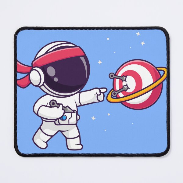 Item preview, Cute Astronaut Playing Archery on Planet – Cartoon Vector Icon Illustration (Science & Sport Theme) designed and sold by hjian8219.