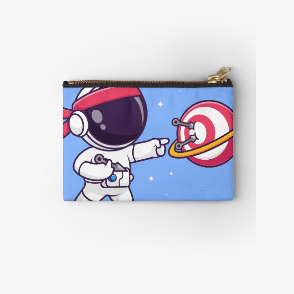 Item preview, Cute Astronaut Playing Archery on Planet – Cartoon Vector Icon Illustration (Science & Sport Theme) designed and sold by hjian8219.