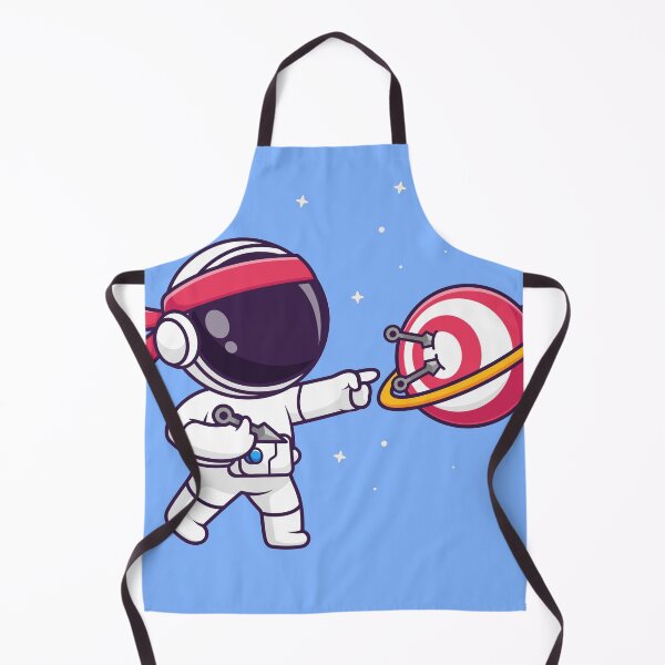 Item preview, Cute Astronaut Playing Archery on Planet – Cartoon Vector Icon Illustration (Science & Sport Theme) designed and sold by hjian8219.