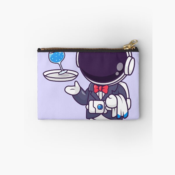 Item preview, Cute Astronaut Waiter Serving Drink – Cartoon Vector Icon Illustration (Science & Profession Theme) designed and sold by hjian8219.