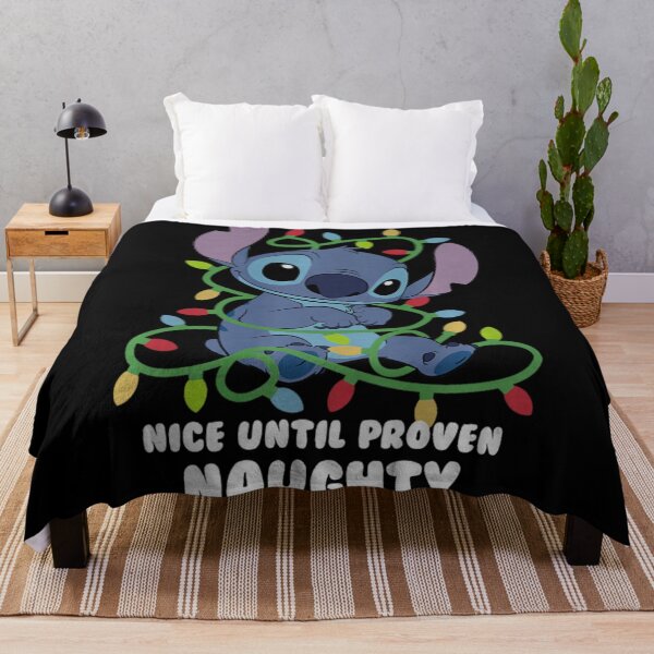 Item preview, Stitch Christmas Nice Until Proven Naughty Premium Tri-Blend designed and sold by Yareli Jonathon.
