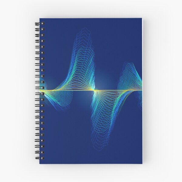 Item preview, graphic of colourful waveform presented in futuristic style designed and sold by NiamLab.