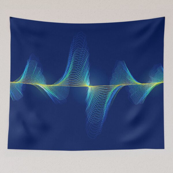 Item preview, graphic of colourful waveform presented in futuristic style designed and sold by NiamLab.