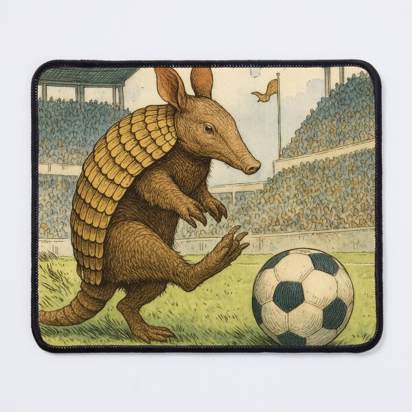 Item preview, Armadillo Soccer Star designed and sold by Tridentulus.