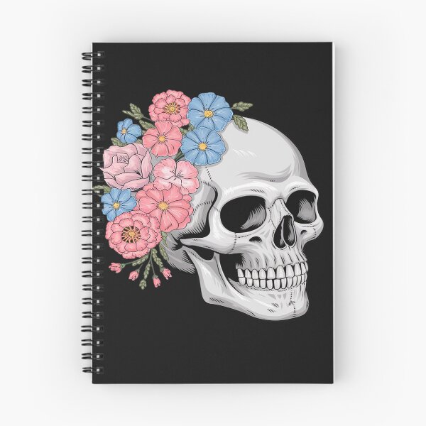 Item preview, Floral Sugar Skull Rose Flowers Mycologist Gothic Goth 45 designed and sold by GaryBellcvbnb.