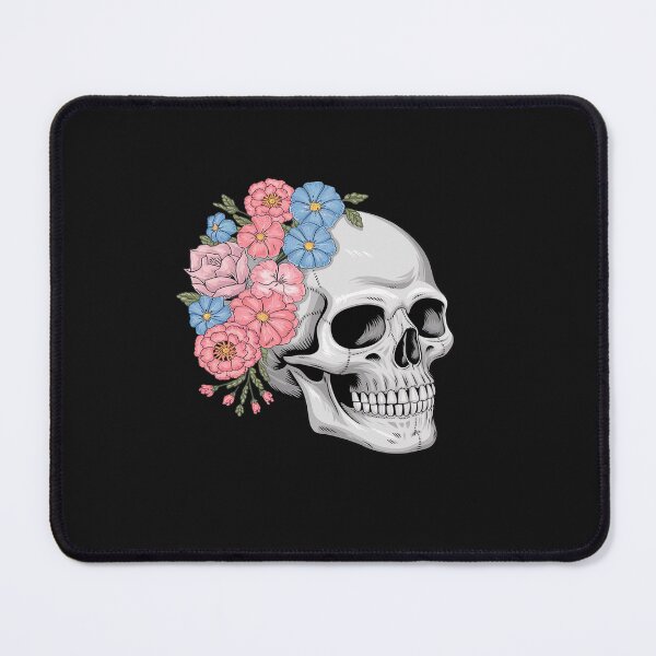 Item preview, Floral Sugar Skull Rose Flowers Mycologist Gothic Goth 45 designed and sold by GaryBellcvbnb.