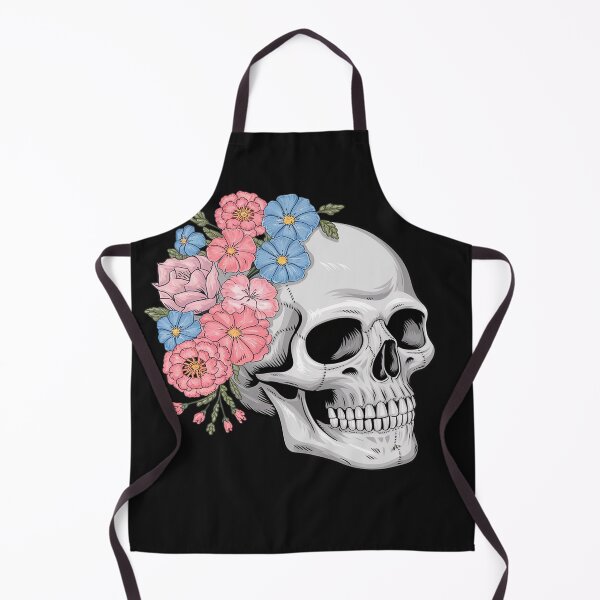 Item preview, Floral Sugar Skull Rose Flowers Mycologist Gothic Goth 45 designed and sold by GaryBellcvbnb.