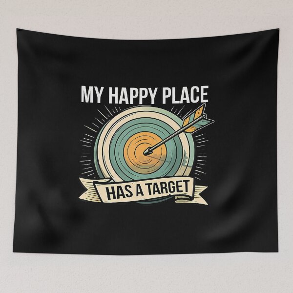 Item preview, My Happy Place Has A Target Archery Arrow designed and sold by MavisJoseph.