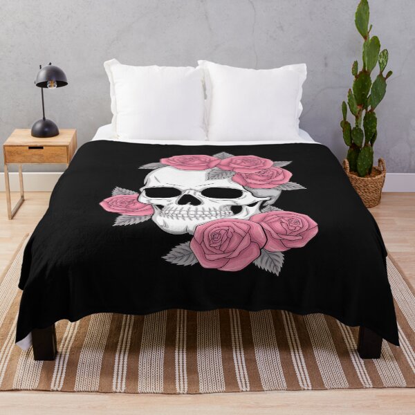 Item preview, Floral Sugar Skull Rose Flowers Mycologist Gothic Goth designed and sold by GaryBellcvbnb.