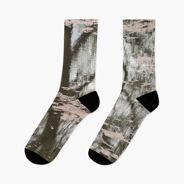 Item preview, Autumnal Swamp Reflections with Pink Aquatic Plants designed and sold by Georgia Mizuleva.
