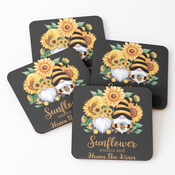 Item preview, Floral Sunflower Gnome For Women With Cute Honey Bee Kisses designed and sold by GaryBellcvbnb.